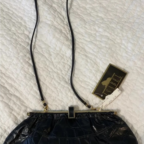 VINTAGE Genuine Leather Isabel Clutch Handbag Made In USA Style 33 NWT - Picture 2 of 6